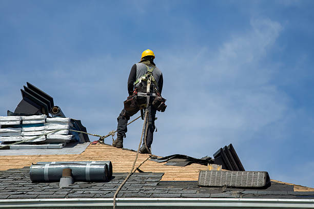 Professional Roof Replacement technician working in Ferdinand, IN